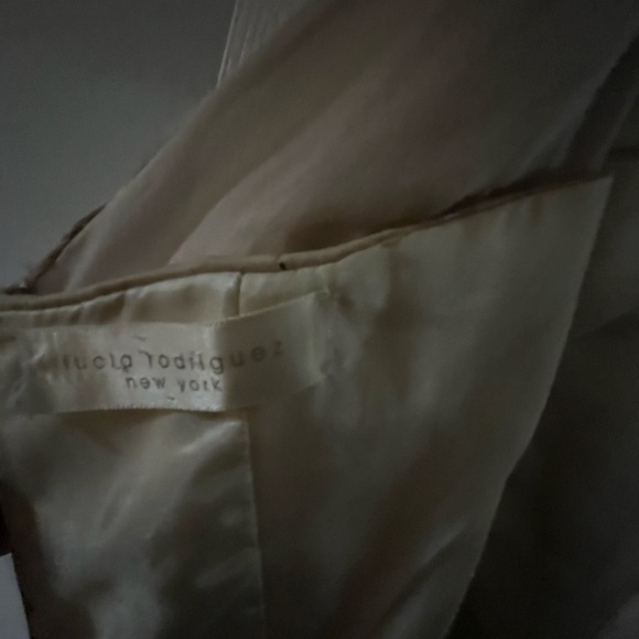Lucia Rodriguez Champagne Gown Size 2 - Picture 2 of 8
